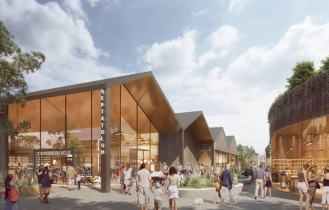 Entrée de ville de Chartres — commerces, logements et parc