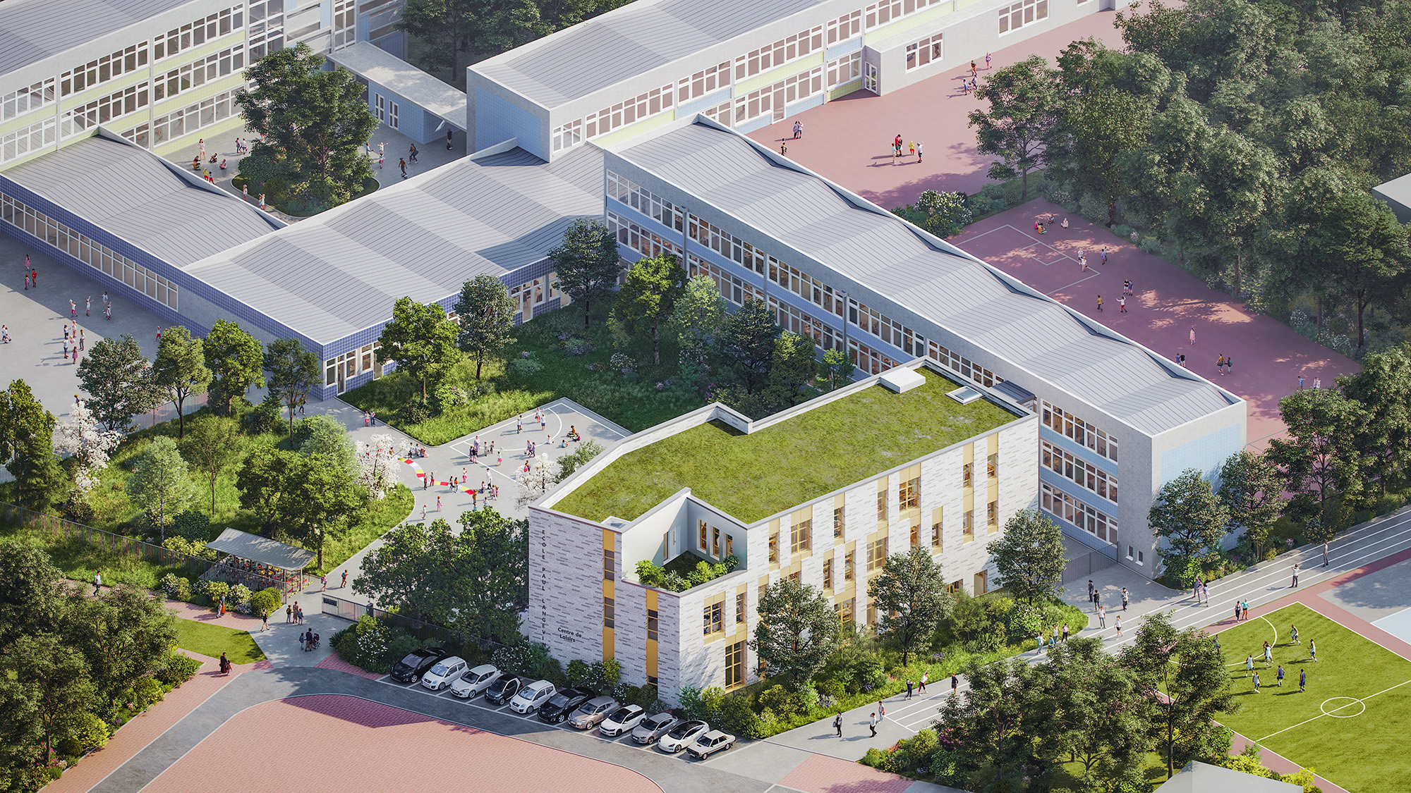 GROUPE SCOLAIRE – GENNEVILLIERS • A5A Architectes
