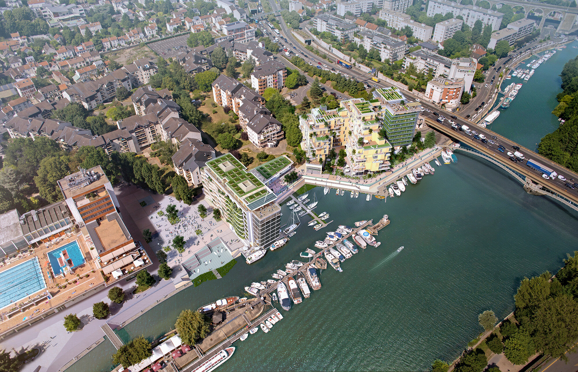 E la nave va — port de plaisance de Nogent-sur-Marne