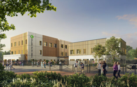 Collège provisoire Joliot-Curie à Bagneux