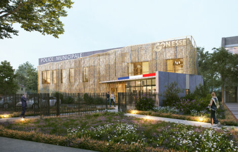 Poste de police municipale à Gonesse