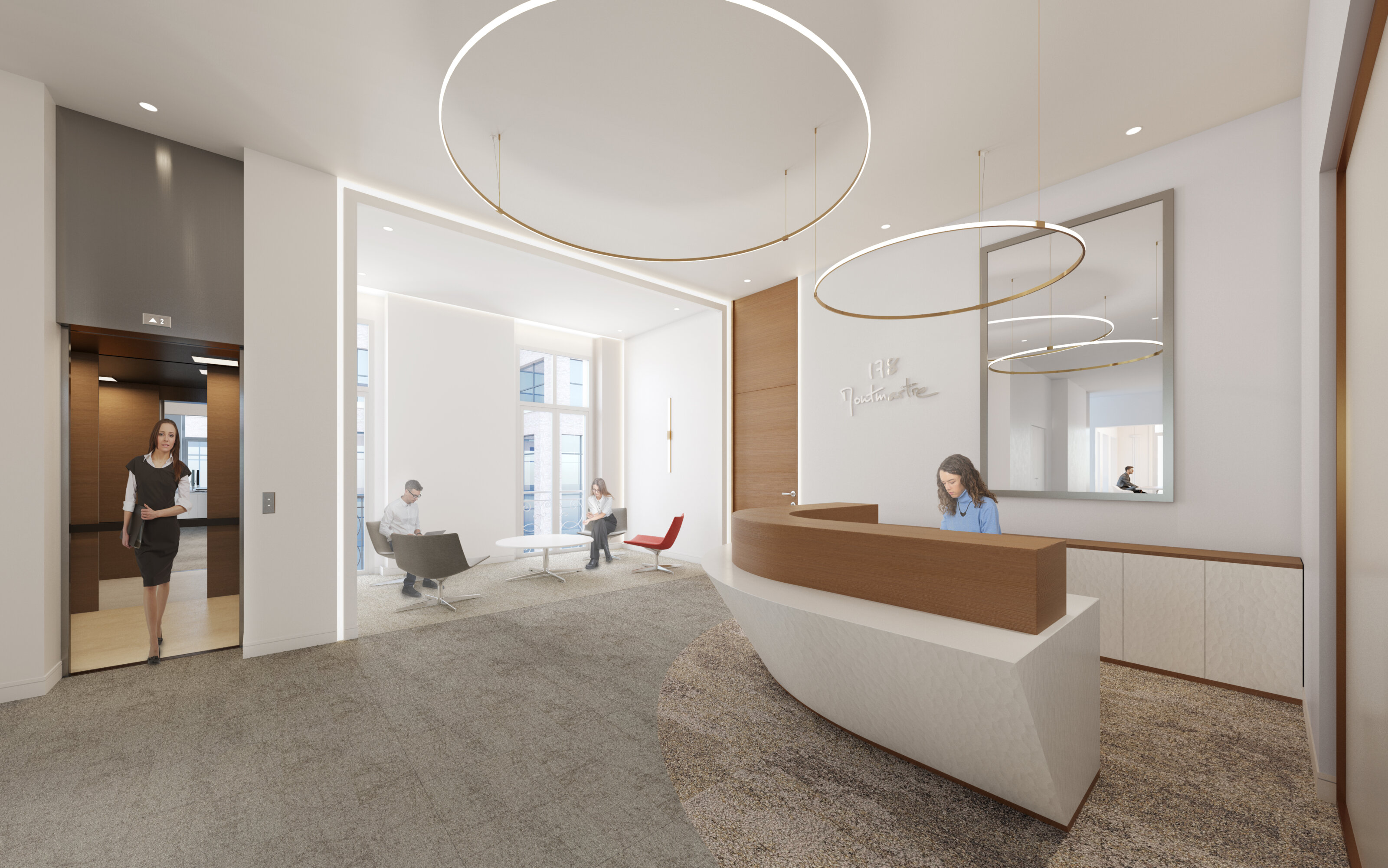 Aménagement de bureaux, 178 rue Montmartre à Paris