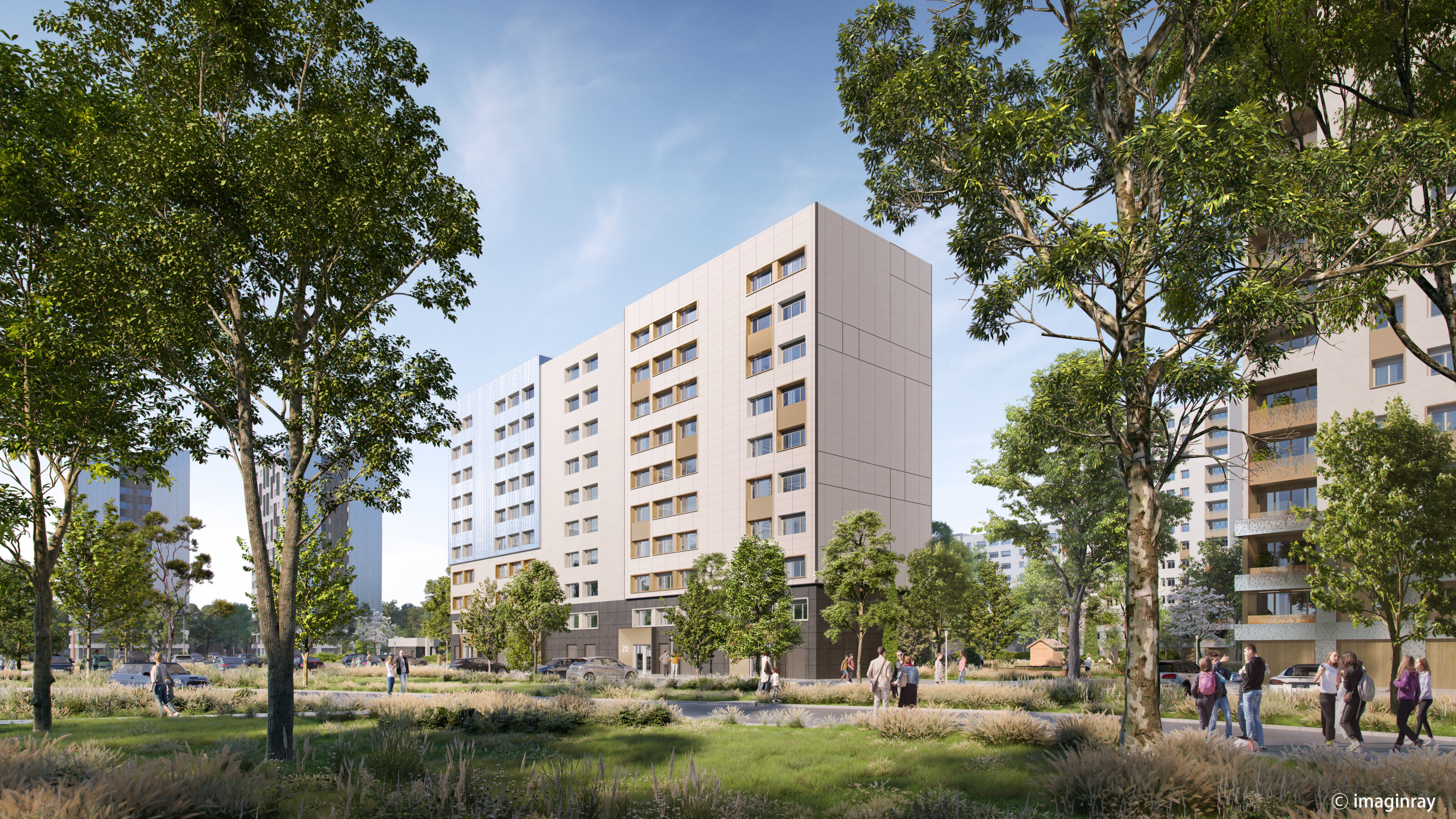 Résidence du Bois de l’Étang à La Verrière — 404 logements réhabilités